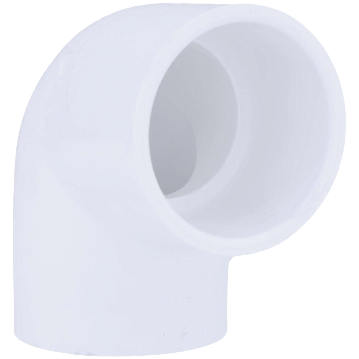 White schedule 40 PVC 90-degree street elbow fitting for plumbing and pipe systems under $50 collection