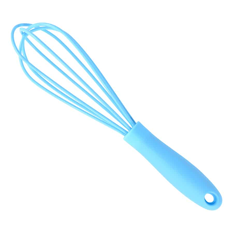 Light blue silicone whisk designed for junior bakers in pretend play toys under $50 and Toys & Games collections