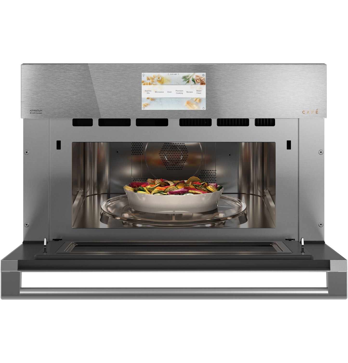CAFÉ™ 30" Custom Speed Cook Oven with 120V Advantium® Technology in Platinum Glass