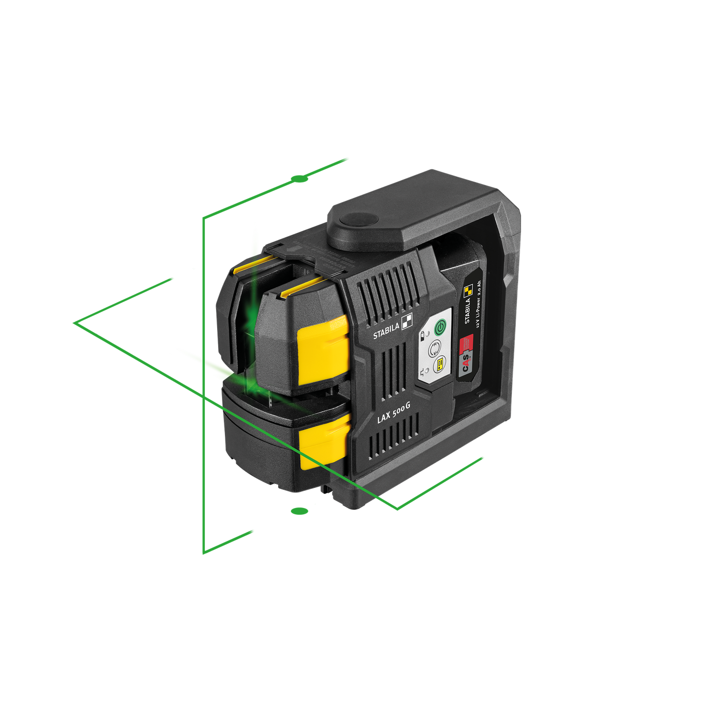 Stabila LAX 500 G Cross-line Plumb Laser, 12 V System Kit