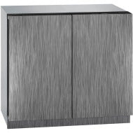 36-inch stainless steel integrated French door wine cooler with solid doors from kitchen appliances collection
