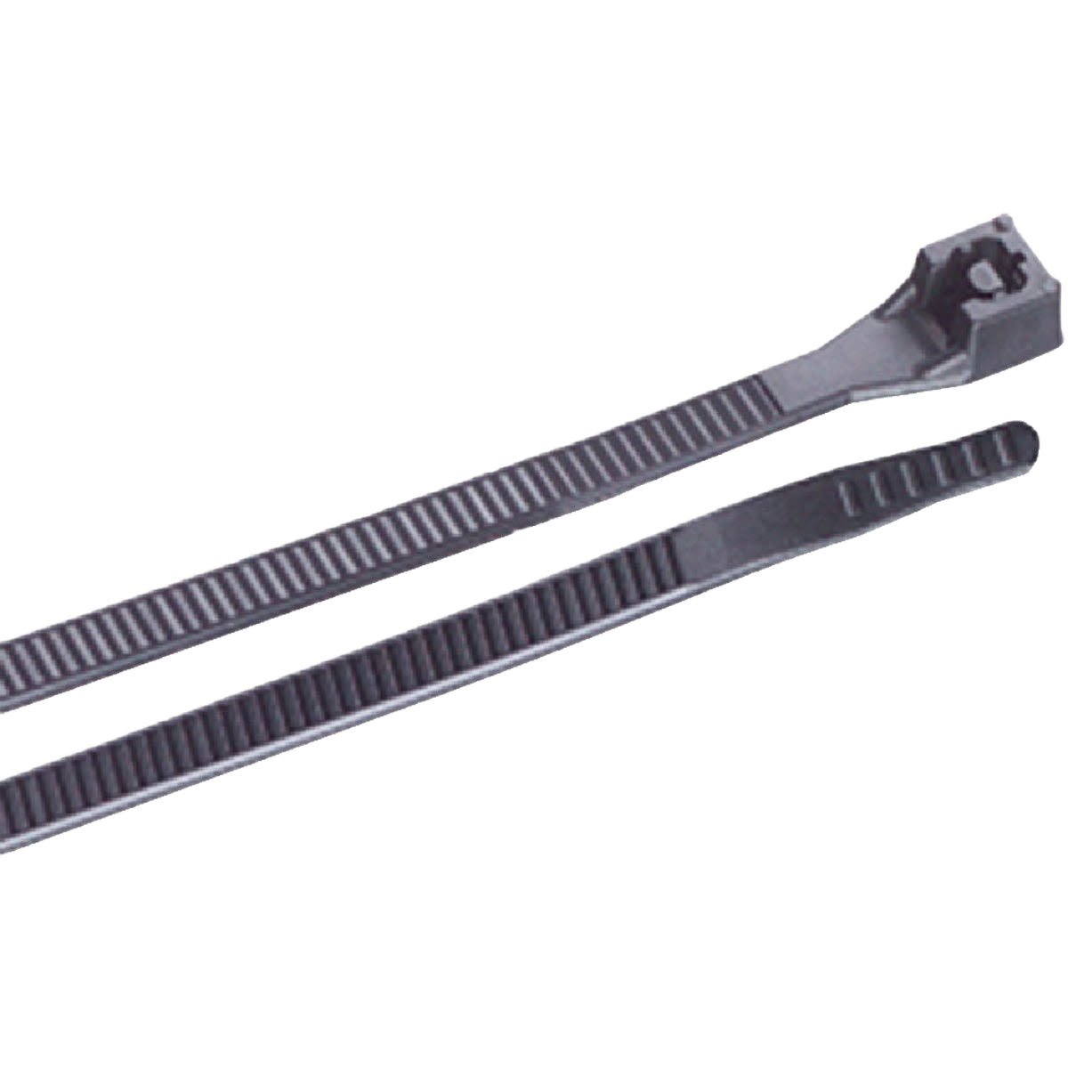 Black ultraviolet cable ties with locking heads for electrical and home improvement projects under $50 collections