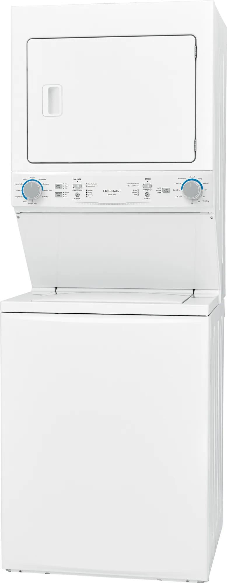 Electric Washer/Dryer Laundry Center - 3.9 Cu. Ft Washer and 5.5 Cu. Ft. Dryer