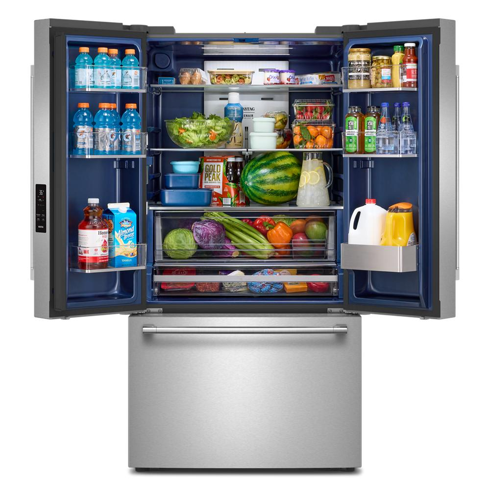 Maytag® 31 Cu. Ft. XL Capacity French Door Bottom Mount Refrigerator with Ice + Water