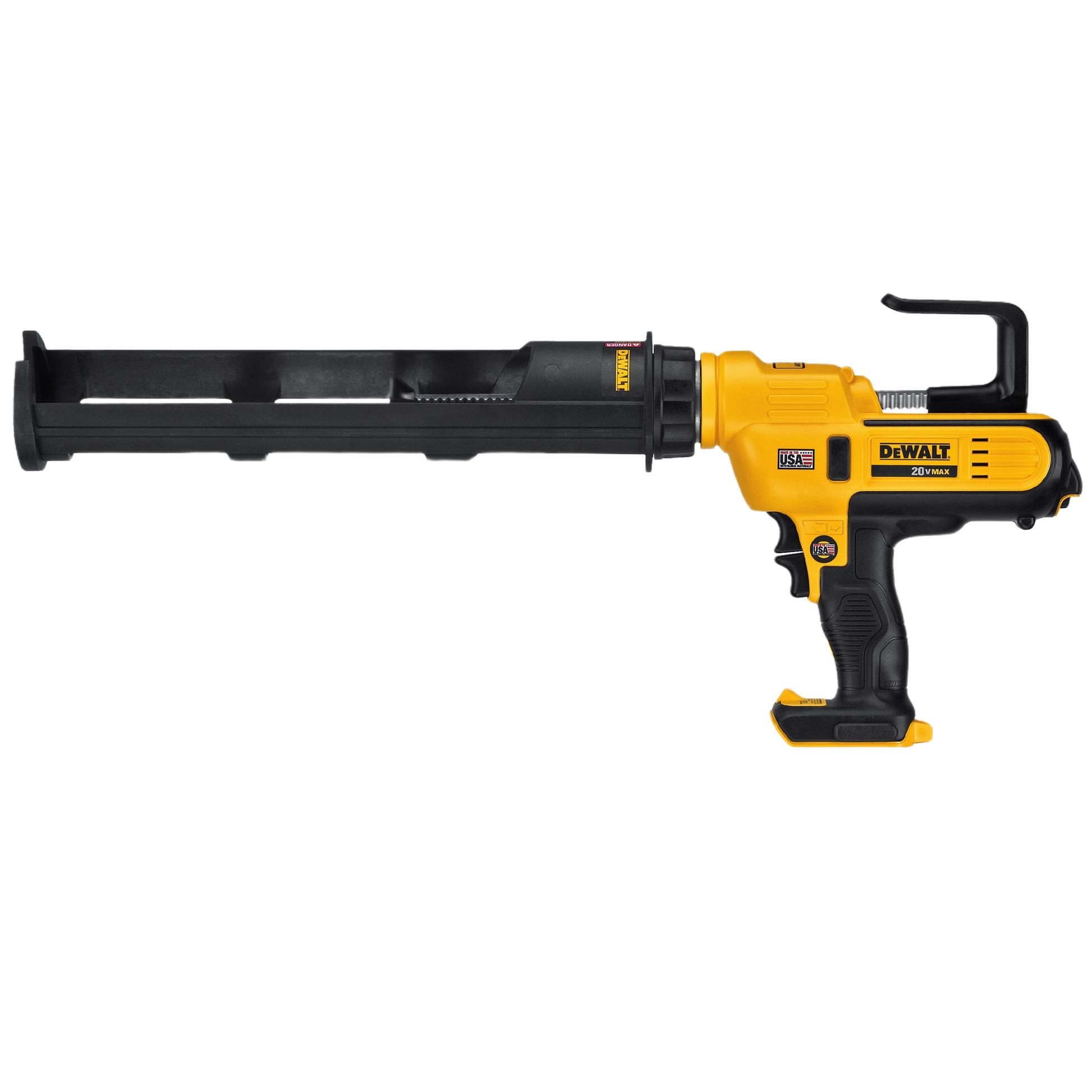 DEWALT 20V 29 oz. Adhesive Gun (Tool Only) in yellow and black for home improvement tools and applications
