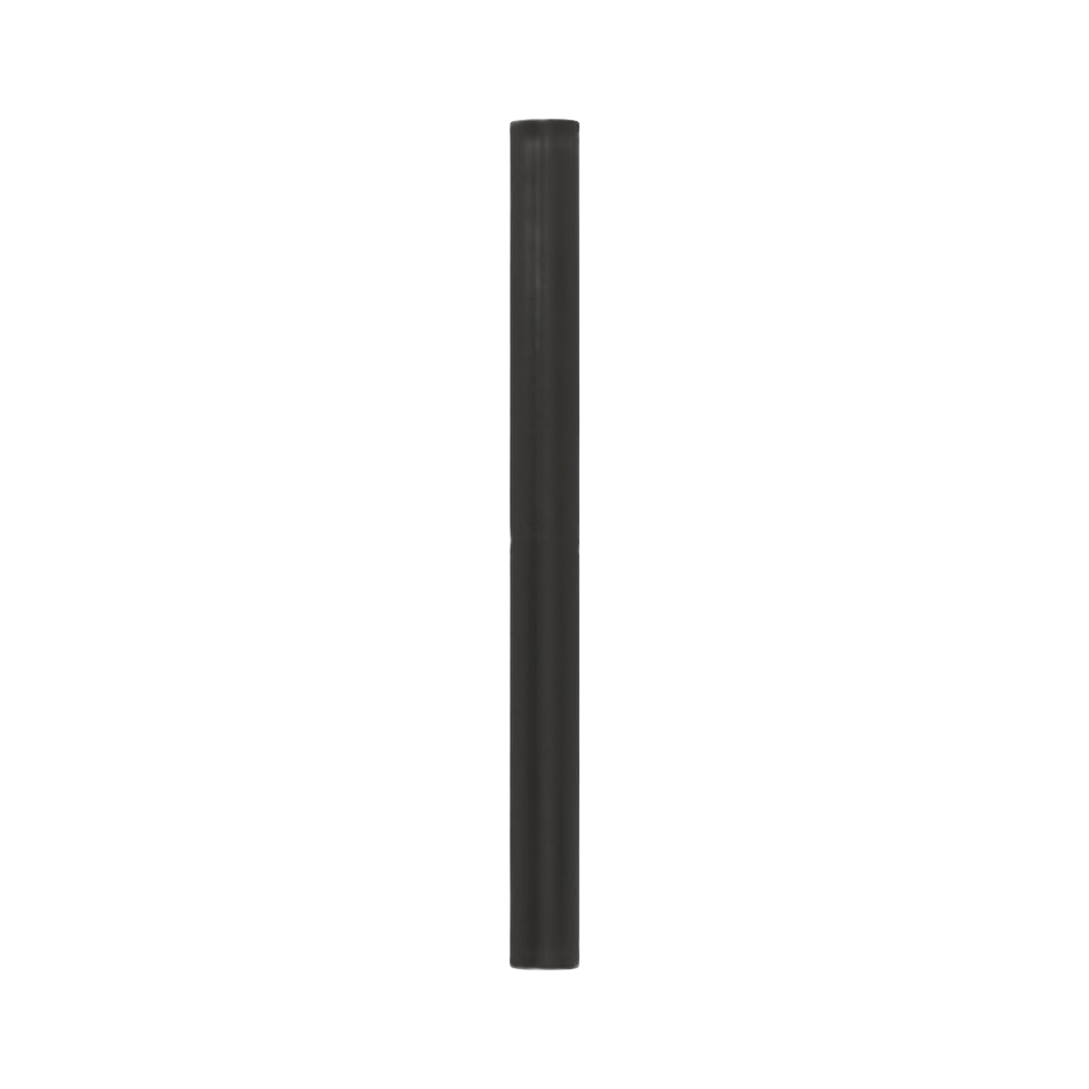 Matte black cabinet pull with 5-1/16 inch center-to-center spacing for hardware and furniture accessories collections