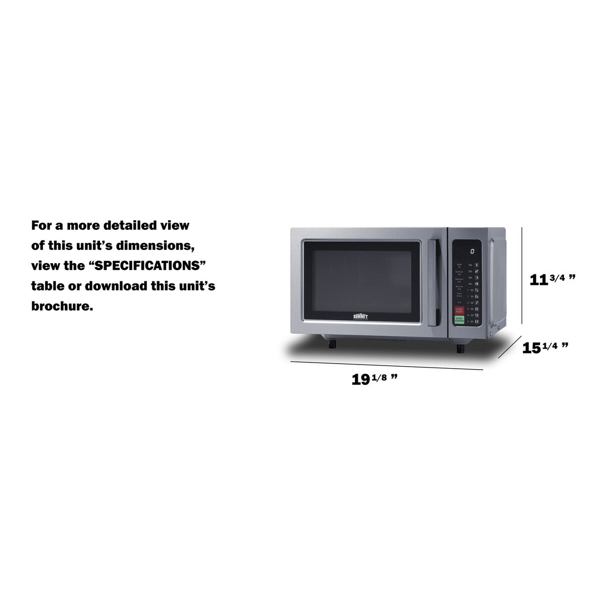 Countertop Commercial Microwave