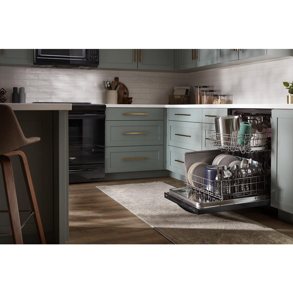 24” Stainless Steel Dishwasher with AI Intelligent Wash and Tall Top Rack