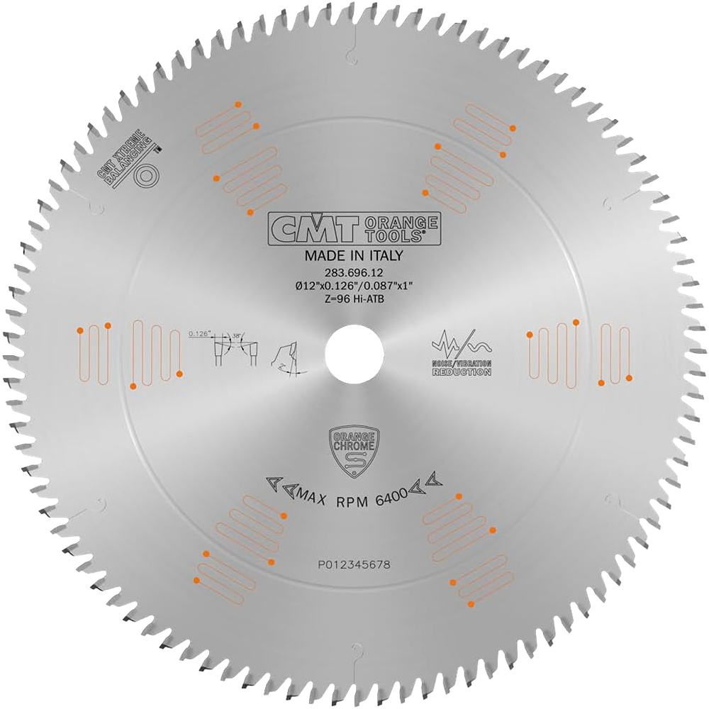 CMT Orange Tools 12" 96T Ultra Finish Saw Blade