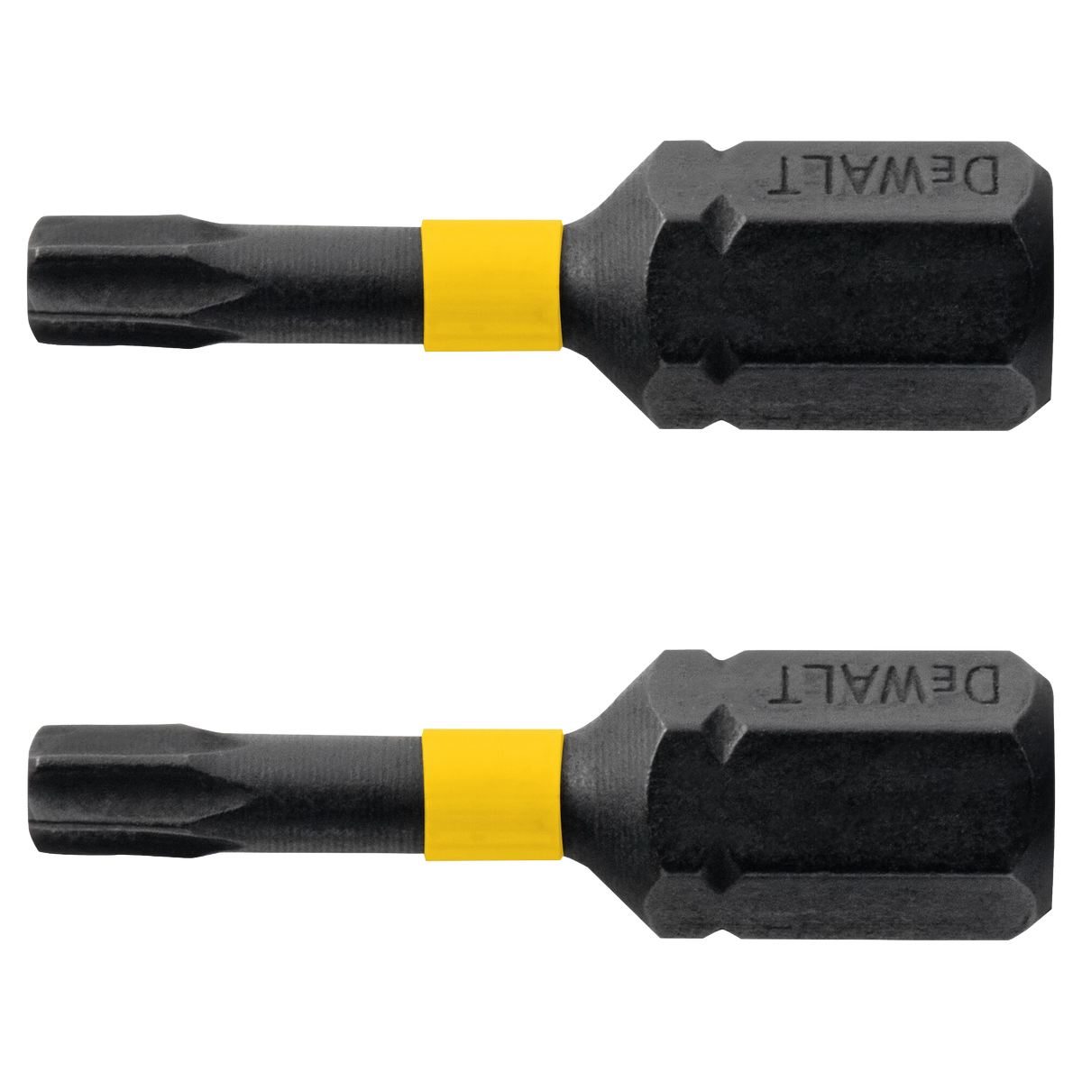 DEWALT FlexTorq 1" T15 TORX Insert Impact Screwdriver Bit, 2-Pack