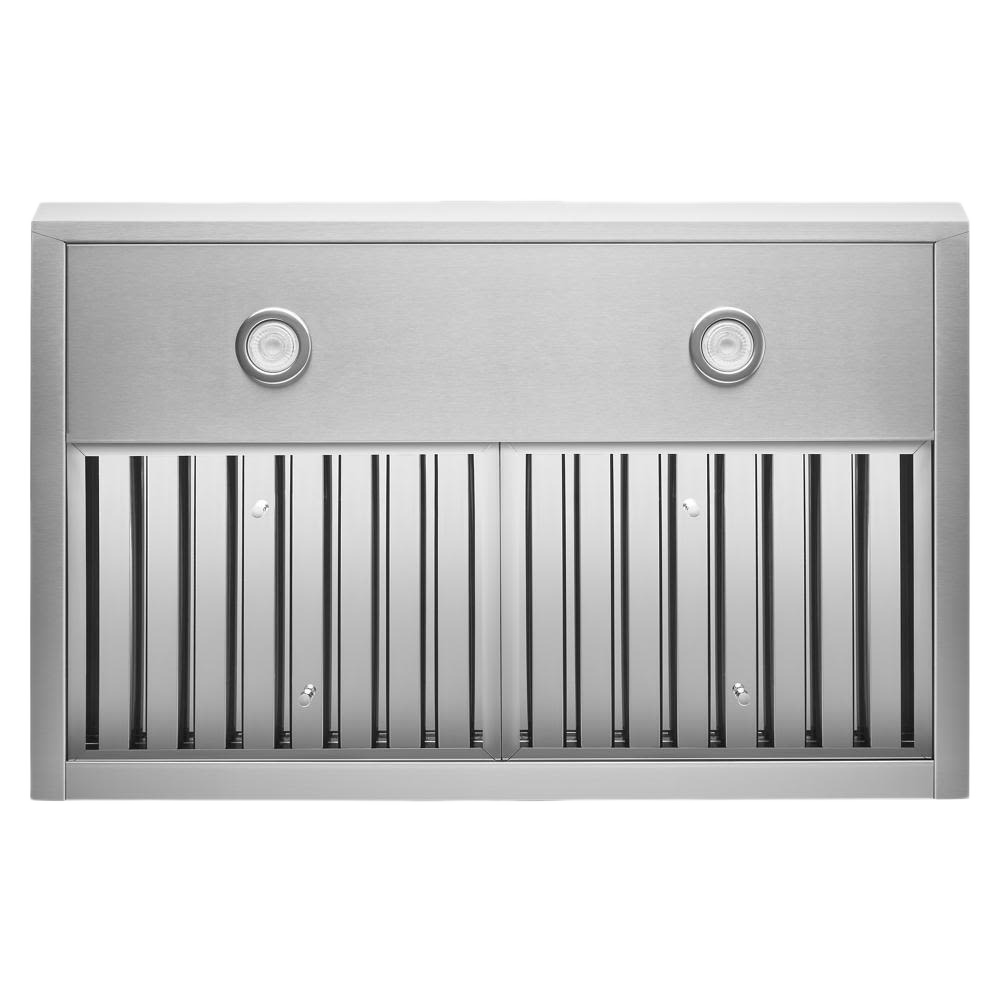 30-inch stainless steel commercial-style under-cabinet range hood with dual lights from KitchenAid collection