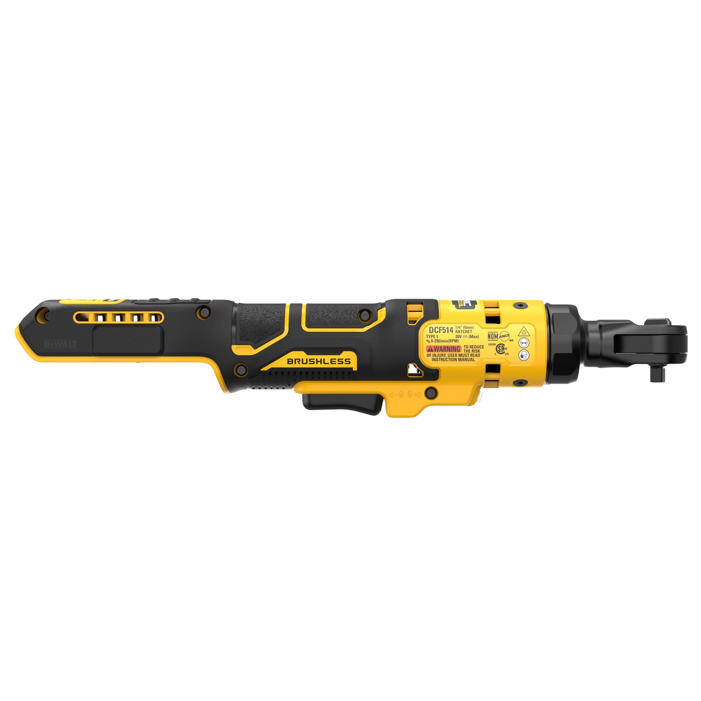 DEWALT ATOMIC™ 20V MAX* Brushless Cordless 1/4 In. Ratchet (Tool Only)