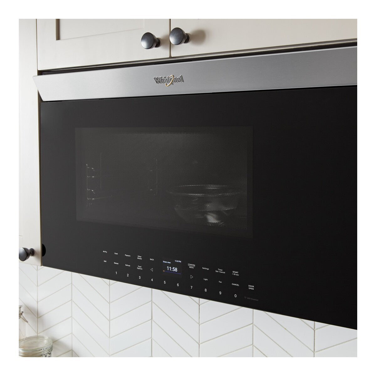 Air Fry Over- the-Range Oven with Flush Built-in Design