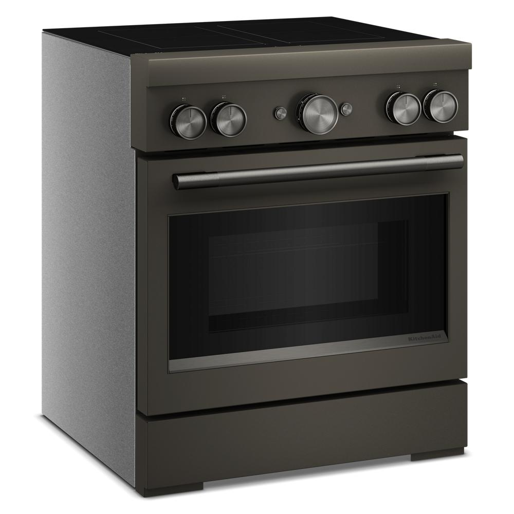 30-Inch 4-Element Induction Freestanding Commercial-Style Range with Air Fry