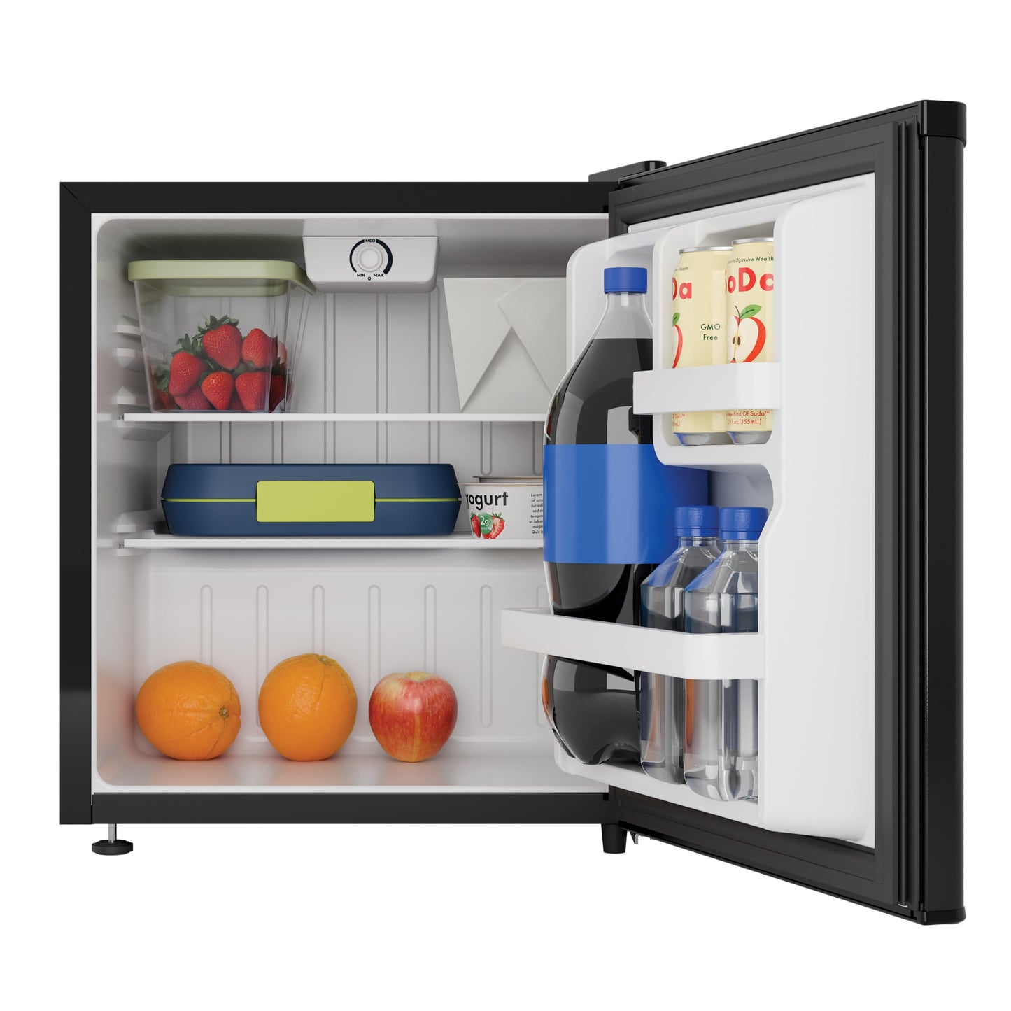 Avanti 1.6 Cu. Ft. Compact Refrigerator with Auto-Defrost - Black