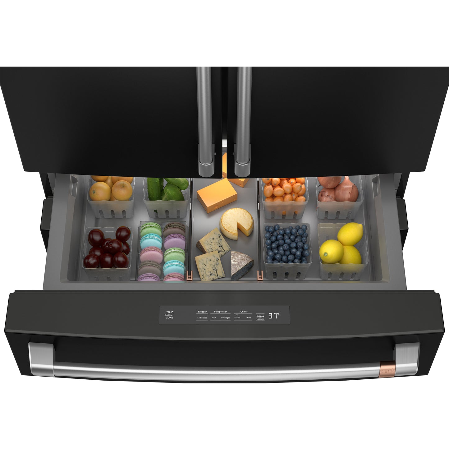 CAFÉ™ ENERGY STAR® 22.3 Cu. Ft. Smart Counter-Depth 4-Door French-Door Refrigerator