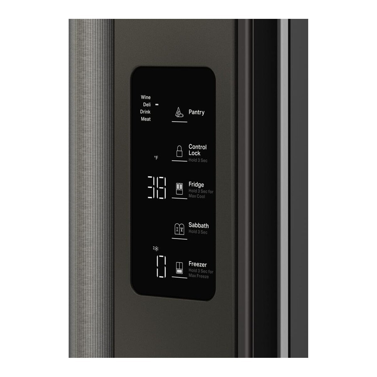 24 Cu. Ft. 36-Inch Counter-Depth French Door Refrigerator with Internal Water Dispenser in Black Ore