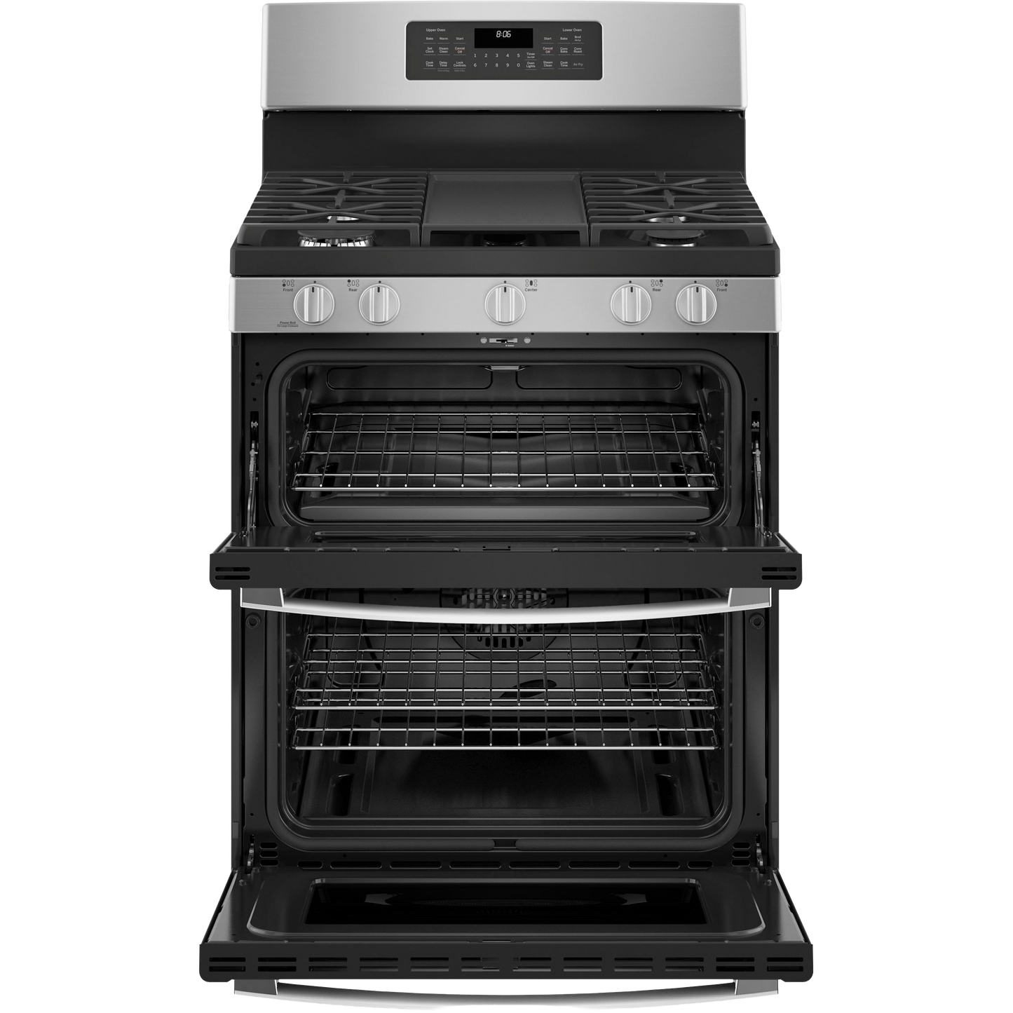 GE 30" Free-Standing Gas Double Oven Convection Range