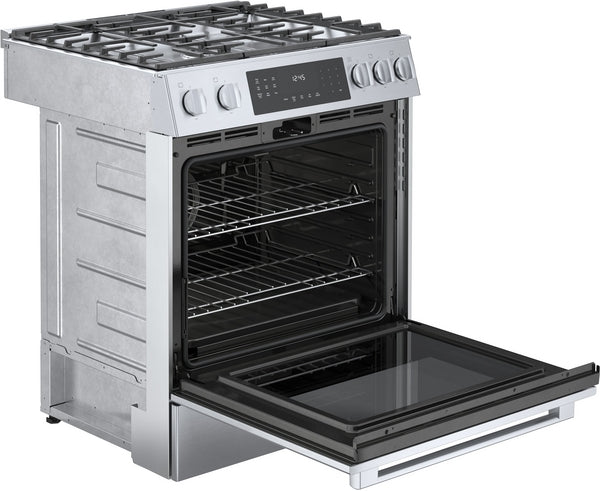 Benchmark™, Gas Slide-in Range, 30'', Stainless Steel