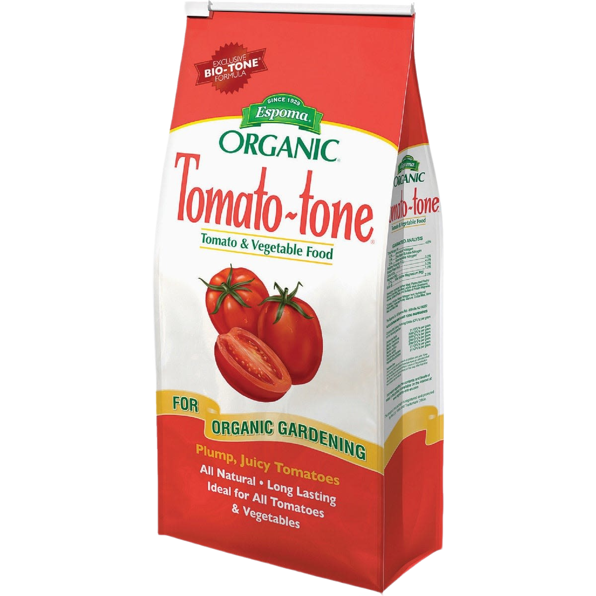 Bag of organic tomato and vegetable plant food for garden care in plant fertilizer and plant food collections under $50
