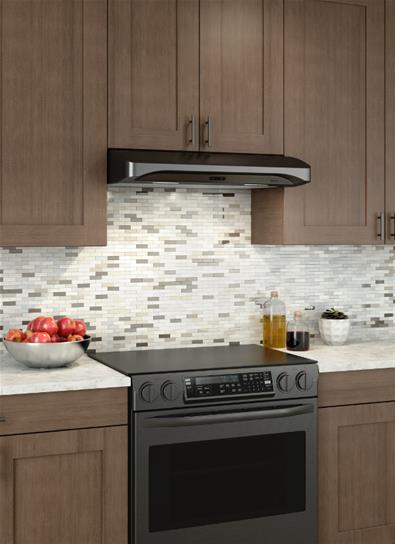 36" Convertible Under-Cabinet Range Hood, 375 Max Blower CFM