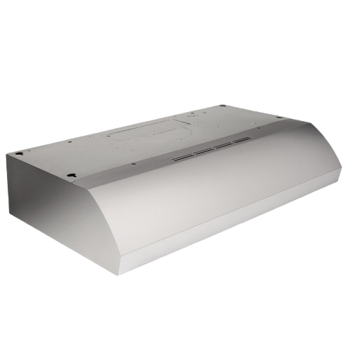 Stainless steel range hood vent cover designed for ventilation and home improvement projects