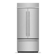 20.8 Cu. Ft. 36-Inch Built-In French Door Refrigerator with Signature Platinum Interior in PrintShield® Stainless Steel