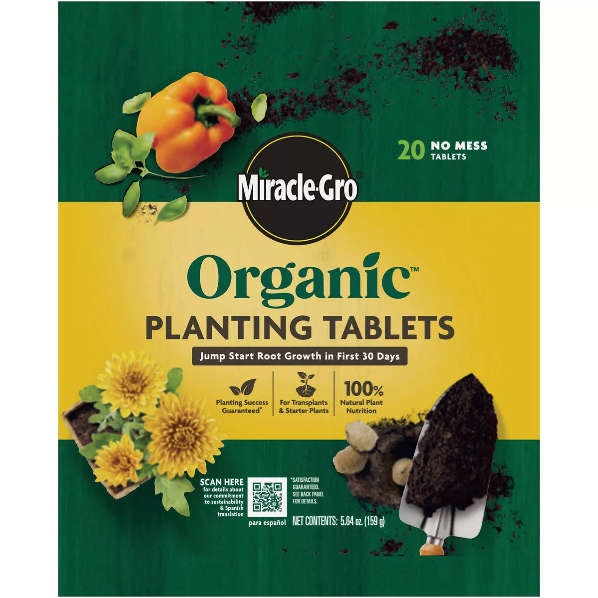 Miracle-Gro Organic Planting Tablets, 2-Pack