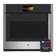 GE Profile™ 30" Smart Built-In Convection Single Wall Oven with Left-Hand Side-Swing Doors