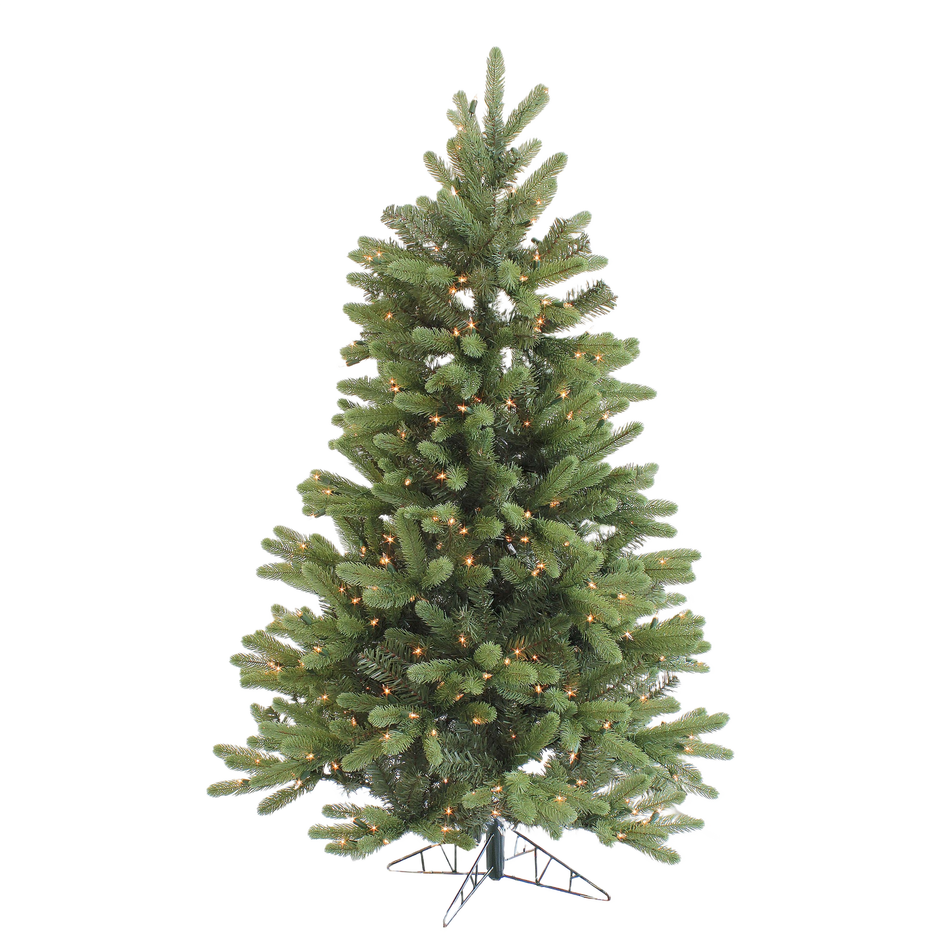 5-foot Tahoe Pine Christmas tree with clear incandescent lights, realistic tips, ideal for holiday decor in Christmas collections