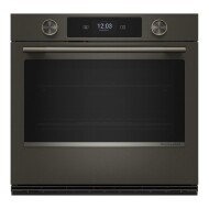 30-inch Smart Electric Single Wall Oven with Assisted Cooking Modes - Black Ore