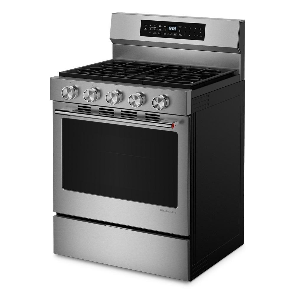5.0 Cu. Ft. Smart Freestanding Gas Range with Convection Cooking Modes