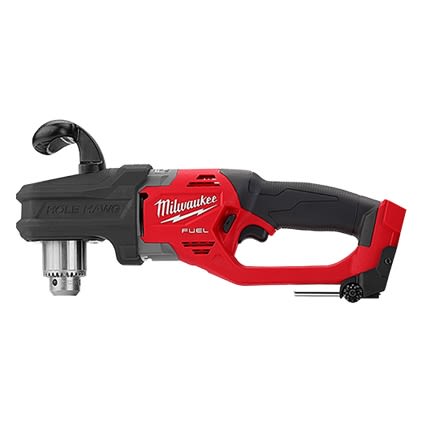 Cordless right angle drill with ergonomic grip and adjustable handle for heavy-duty home improvement tasks
