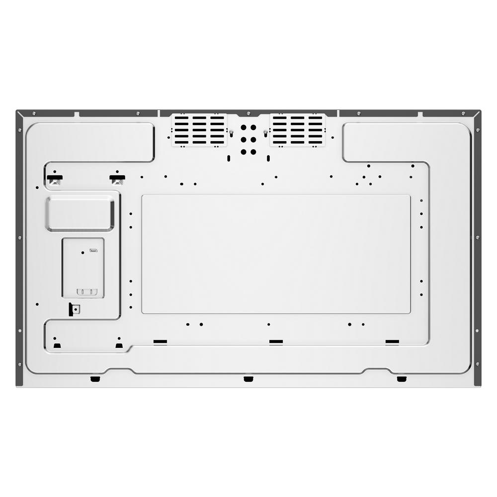 Rear panel of a flush mount microwave showcasing ventilation and mounting points in Appliances and Kitchen & Kitchenware collections