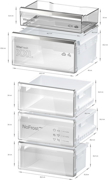 500 Series, Freestanding Bottom Freezer Refrigerator, 24'', Stainless Steel