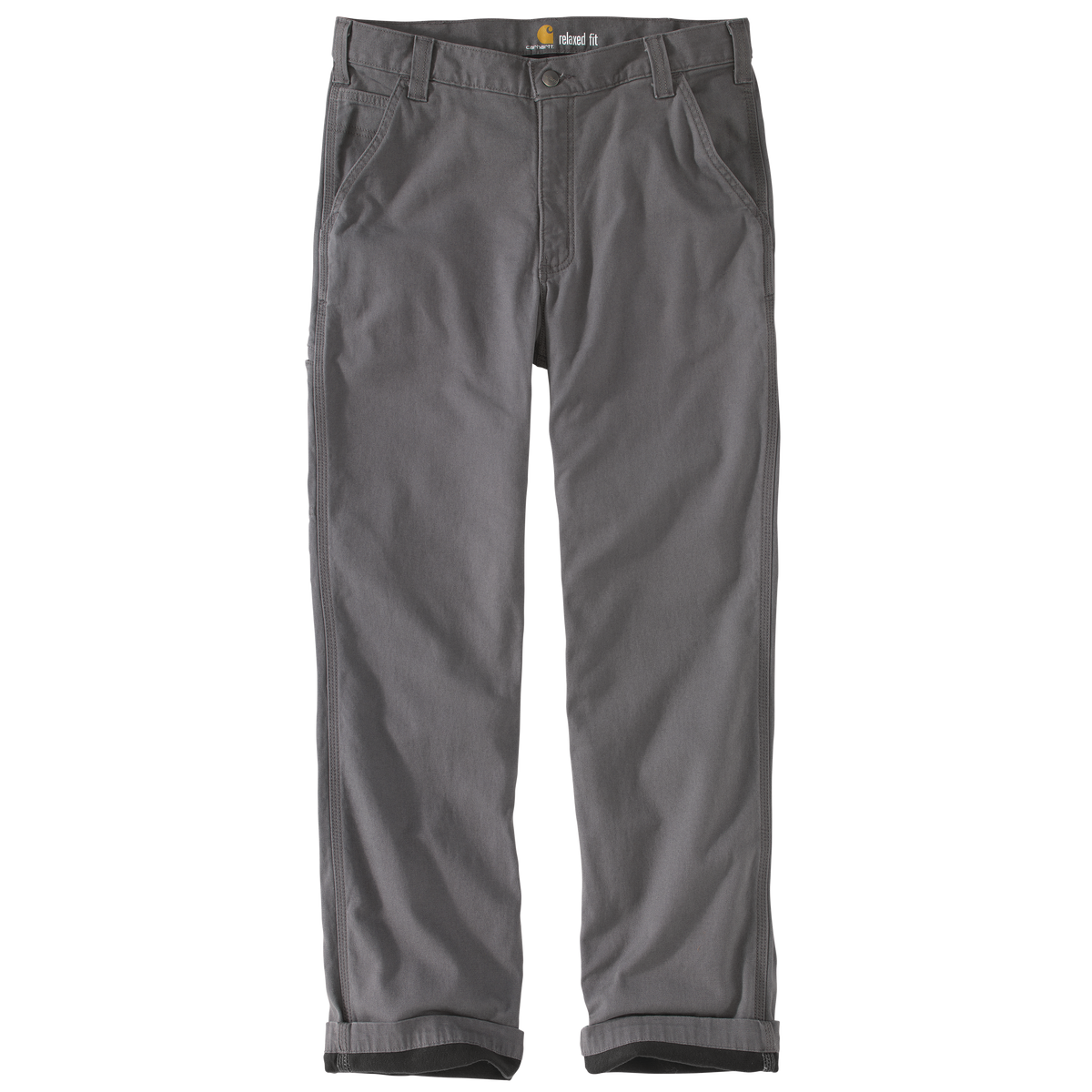 Carhartt Relaxed Straight Rigby Lined Dungaree - Gravel, 36x32