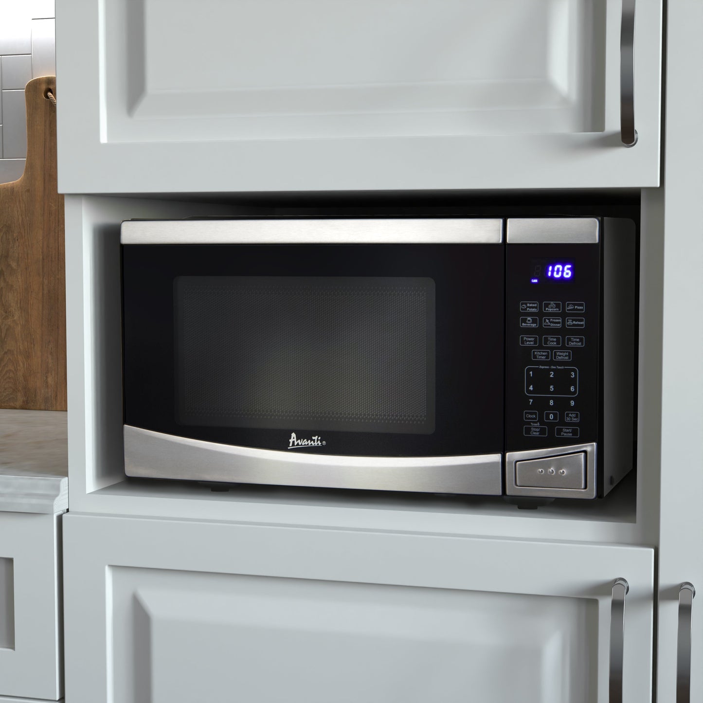 Avanti Countertop Microwave Oven, 0.9 cu. ft. - Black