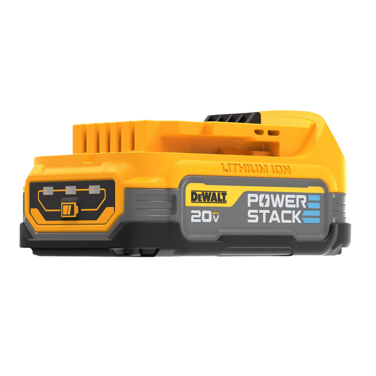 Compact yellow and black 20V power battery for Dewalt tools in the Power Tool Batteries & Chargers collection at Hartville Hardware