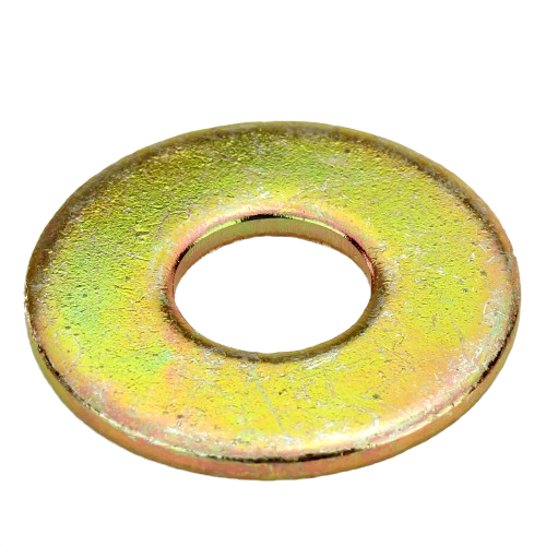 Zinc-coated flat washer with central hole for John Deere parts collection and home improvement hardware supplies