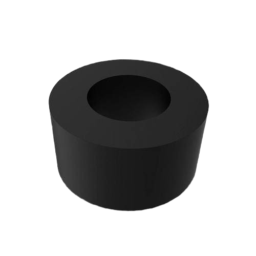 Black cylindrical sealing washer with central hole for automotive and John Deere machinery repairs and accessories collection