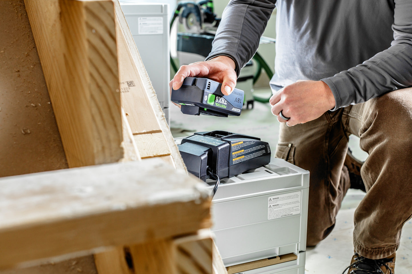 Festool 578303 Cordless Carpentry Saw HKC 55 KEB-F-Basic