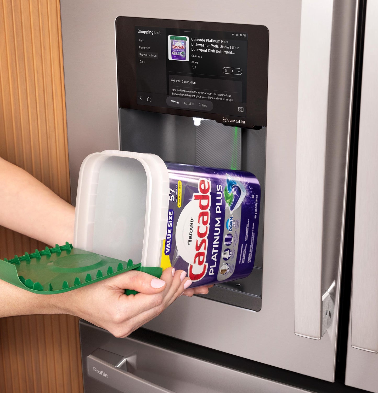 GE Profile™ ENERGY STAR® 22.4 Cu. Ft. Smart Counter-Depth 4-Door French-Door Refrigerator with Kitchen Assistant™