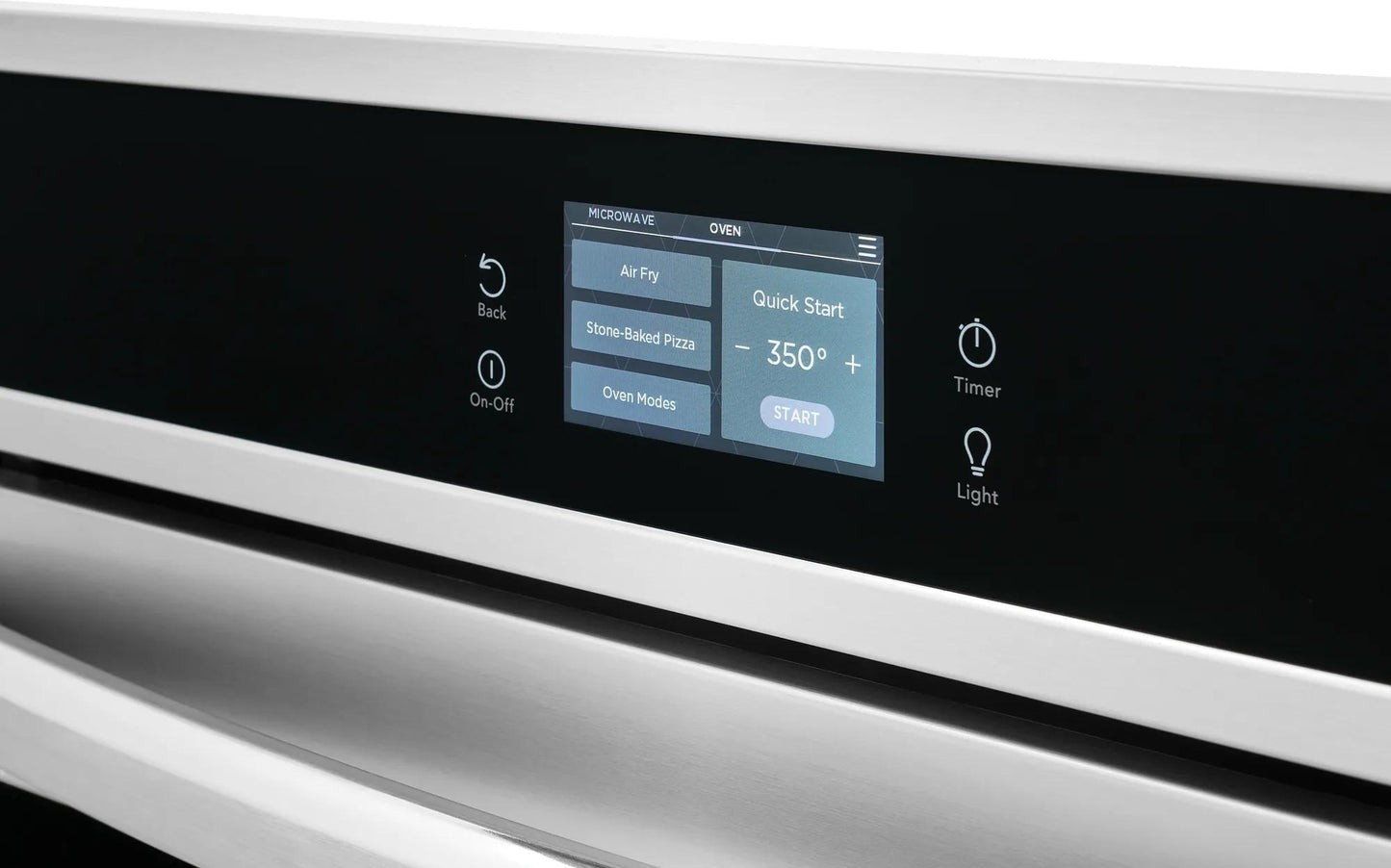 30" Electric Wall Oven and Microwave Combination with Stone-Baked Pizza