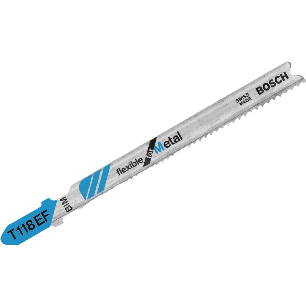 Bosch metal jigsaw blade with 18 TPI, flexible design for metal cutting, part of tool and power tool accessories collections
