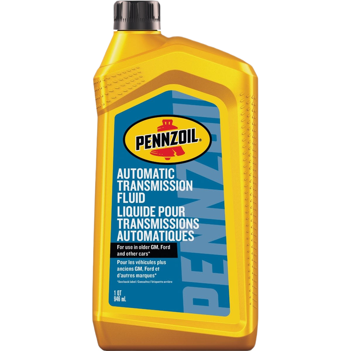 Yellow plastic jug of Pennzoil automatic transmission fluid for automotive fluids and lubricants under $50 collection