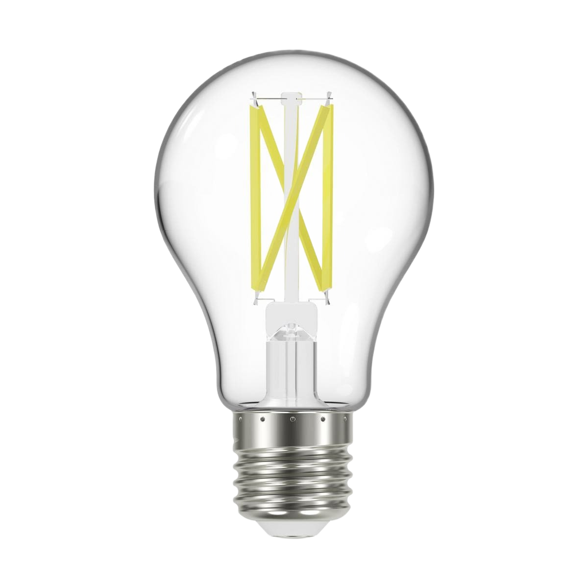 Clear A19 LED light bulb with medium base, energy-efficient lighting for home improvement and electrical fixtures under $50 collections