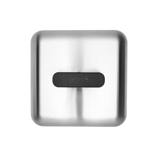 Stainless steel basting dome with black handle for grilling and outdoor living accessories under $50 collections