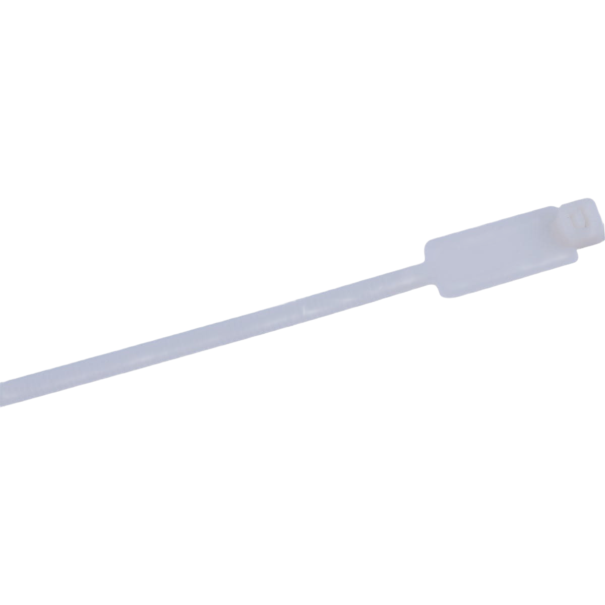 White cable tie with built-in identification tab for organizing electrical and home improvement projects under $25 collection