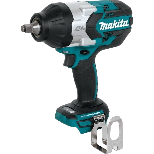Cordless high torque impact wrench with brushless motor and ergonomic grip for home improvement tasks