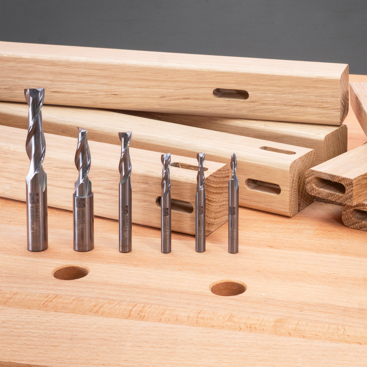 UJK 4mm x 12mm Solid Carbide Up Cut Spiral Cutter (8mm)